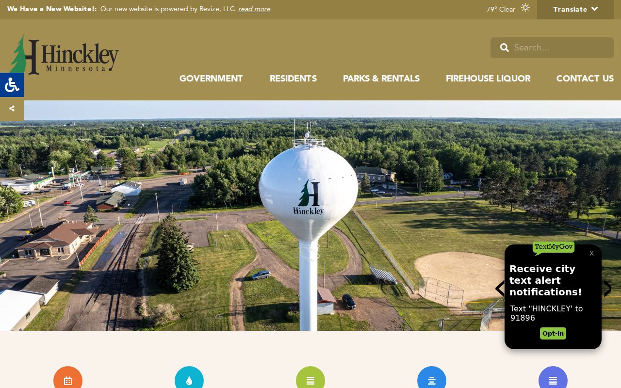 Hinckley court docket city hall municipal contact resource